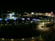 グローバル・ループから見た愛・地球広場の夜景