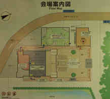 愛知県館の案内図