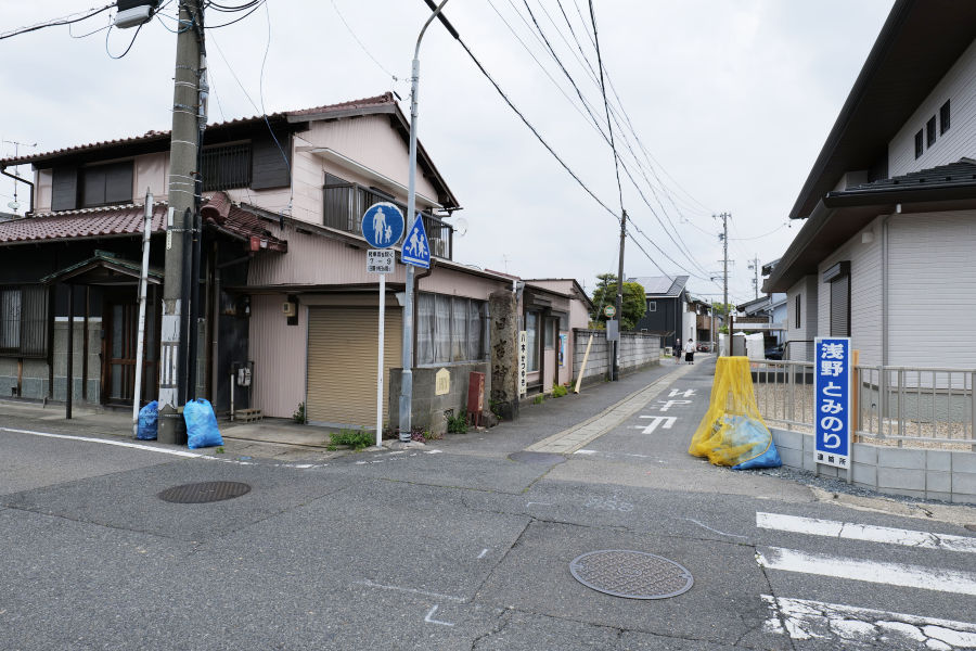 美濃路・日吉神社への道