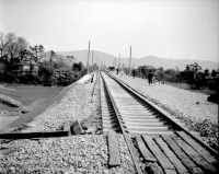 初めて敷かれた新幹線の線路