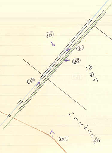 酒匂川鉄橋付近の地図